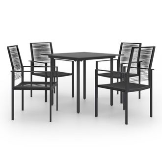 vidaXL Juego De Comedor De Jard&iacute;n 5 Piezas Vidaxl