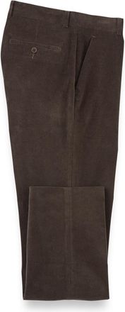 Paul Fredrick Cotton Stretch Corduroy Flat Front Pants