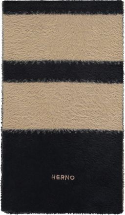 Herno Jacquard Motif Knitted Scarf