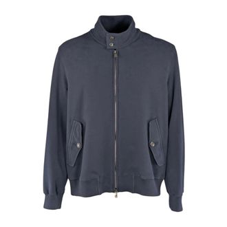 Circolo 1901 Bomber Jackets, male, Blue, Size: 3XL Harrington Jacket