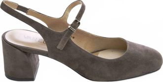 Vaneli Womens Clare Sandal In Dark Taupe Suede