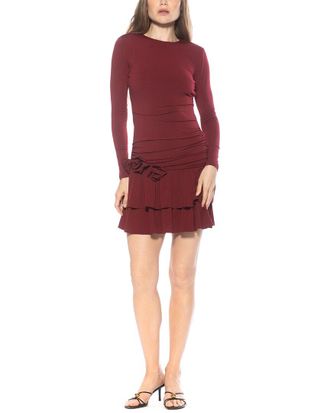 Alexia Admor Pluto Crewneck Long Sleeve Dress