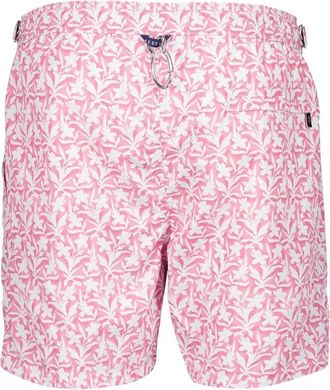 Fedeli Roze Airstop Zwemshorts met Stempelpatroon - Heren - Strandmode - Roze - XL - Polyester - Badmode