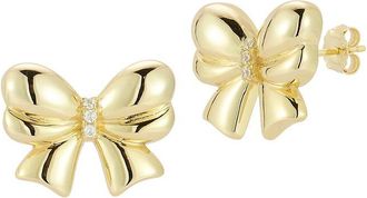 Sphera Milano 14K Gold Plated Cz Earrings