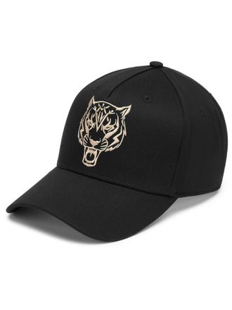 Plein Sport Tiger baseball cap - unisex - Cotton/Cotton - One Size - Black