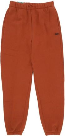 Vans Comfortabele Fleece Trainingsbroeken Tracksuit Gingerbread - Dames - Sweatpants - Bruin - M - Katoen - Broeken