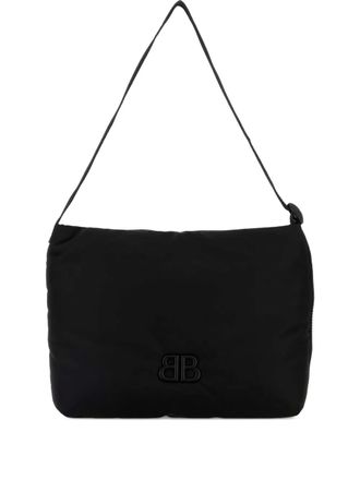 Balenciaga Borsa a spalla Monaco imbottita - Nero