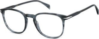 Eyewear by David Beckham Vierkant optisch montuur - Heren - Accessoires - Blauw - Maat: 51 MM