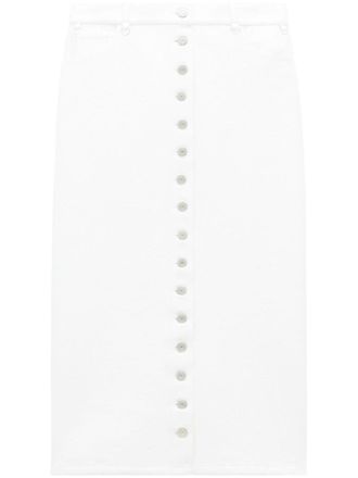 Courrèges Gonna midi Multiflex - Bianco