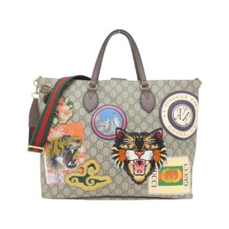 Gucci Pre-owned Tote Bags, female, Multicolor, Size: ONE SIZE Pre-owned Vintage Tote Bag