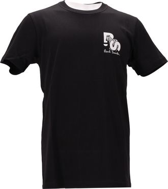 Paul Smith Herren Slim Fit Ss T-Shirt Ps Zebra