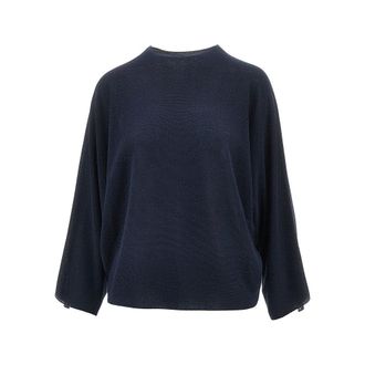 Emporio Armani Knitted top with batwing sleeves Woman S