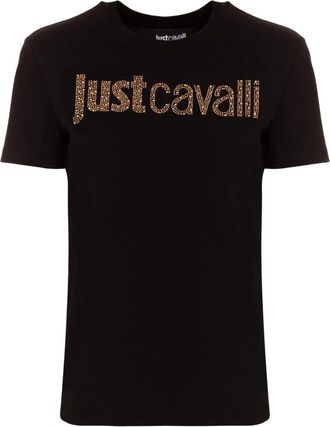 Just Cavalli T-shirts en polos - Dames - T-shirts - Zwart - S - Katoen - Tops