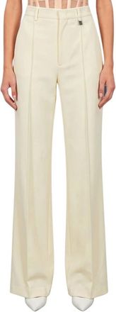 Giuseppe Di Morabito Wijde broek - Dames - Wijde Broeken - Beige - S - Broeken