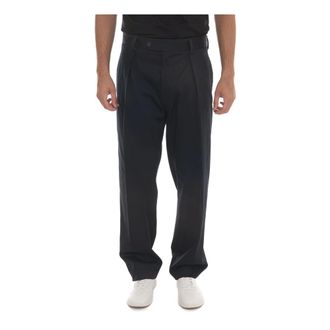 HUGO BOSS Straight Trousers, male, Blue, XL, Slim Fit Trouser for Men
