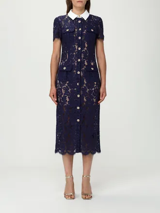 Self Portrait Dress SELF-PORTRAIT Woman color Blue