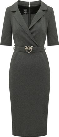 Pinko Pinko, Kleedjes, Dames, Grijs, XL, Polyester, Arnebia Abito Punto