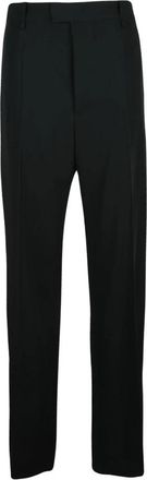 Bottega Veneta Klassieke Broek - Dames - Straight fit broeken - Zwart - XS - Wol - Broeken