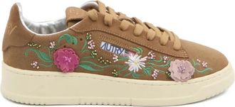 Autry Brown Lace Up Sneakers
