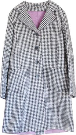 Max Mara Max Mara Houndstooth Wool Coat Size S
