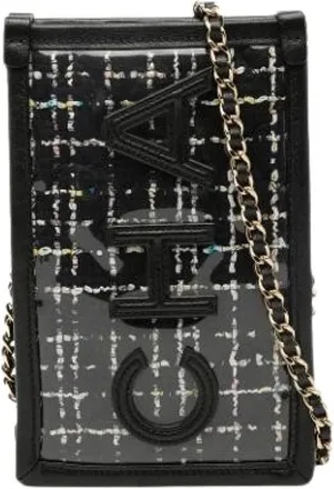 Chanel Pre-owned Cross Body Bags, female, Black, Size: ONE SIZE Pre-owned Crossbody Bag