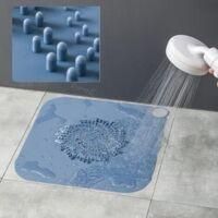 OEM Herramienta De Silicona Para Limpiar Desag&uuml;es De Ducha - Apta Para Ducha Y Ba&ntilde;era - 1 Unidad, Azul - Crezuo