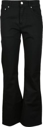 Department Five Katoen Elastaan Jeans - Dames - Flared Jeans - Zwart - W28 - Katoen - Jeans