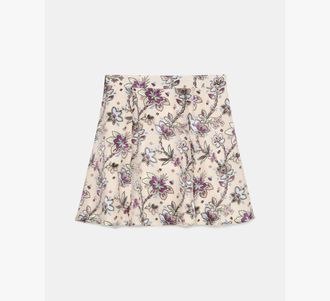 Kate Spade New York Satin Devore Mini Skirt