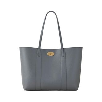 Mulberry Bayswater Tote - Dames - Tassen - Grijs - Maat: ONE Size Leer