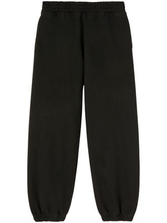 Palm Angels College cotton track pants - Black