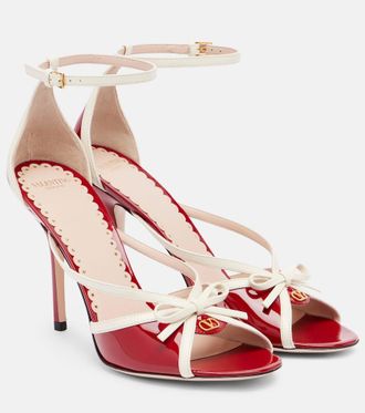 Valentino Garavani Bepointy 100 patent leather sandals
