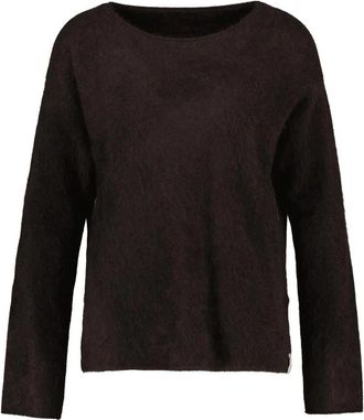 Henry Christ Gebreid kledingstuk met ronde hals - Dames - Cashmere truien - Bruin - XS - Kasjmier - Truien & Vesten
