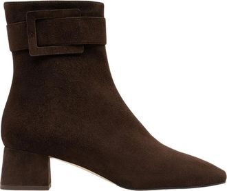 Parall&egrave;le Glen Enkellaars - Dames - Laarzen met Hak - Bruin - 37 EU - Leer - Schoenen