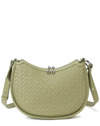 Tiffany & Fred Woven Leather Hobo Bag