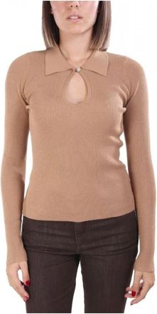 Marella Tops > Polo Shirts - Dames - Polos - Bruin - L - Tops