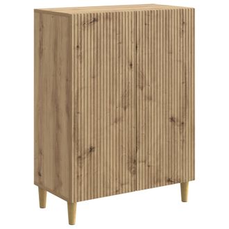 vidaXL Aparador Roble Artisan 66 X 34,5 X 90 Cm Madera De Ingenier&iacute;a Vidaxl