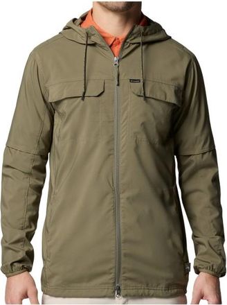 Columbia Skien Valley Hooded L/S Shirt Freizeitjacke f&uuml;r Herren | oliv