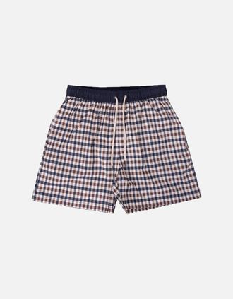 Aquascutum Mens Aquascutum Iconic Volley Swim Shorts Club Check - Size: 32/38