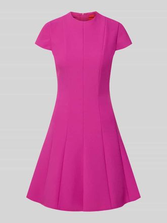 HUGO BOSS Schmales Etuikleid mit Viskose-Anteil Modell Kejala in Pink, Gr&ouml;&szlig;e 32