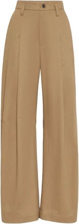 Brunello Cucinelli Pantaloni in cotone - Marrone