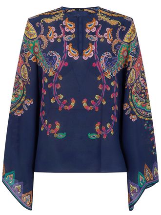 Etro Printed Scarf Cape