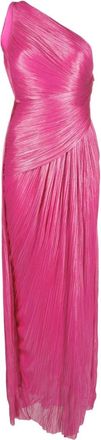 Maria Lucia Hohan Esther one-shoulder gown - women - Nylon/Spandex/Elastane/Silk - 40 - Pink