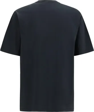 Dolce & Gabbana Mens Cotton T-Shirt With Logo Nero T-Shirts And Polos