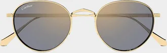 Cartier Men & apos;s Signature C de Cartier Round Titanium Sunglasses
