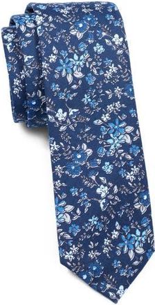 Original Penguin Fennel Floral Print Tie in Navy at Nordstrom Rack