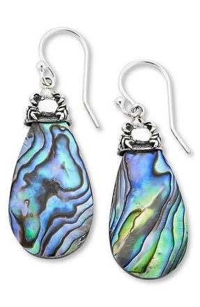 Samuel B. Abalone Crab Drop Earrings in Blue And Green at Nordstrom Rack