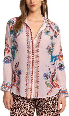 Johnny Was Morelia Silk Shirt