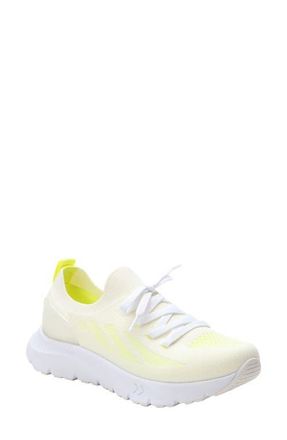 Alegria By Pg Lite Regale Knit Sneaker in Neon White at Nordstrom, Size 10Us