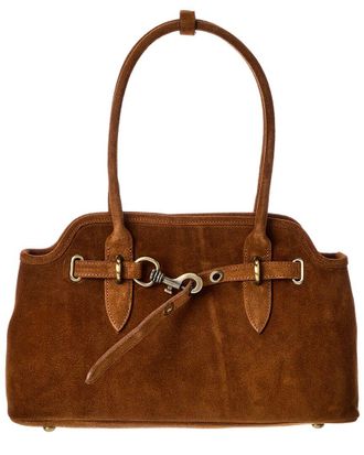 Persaman New York Heather16 Suede Shoulder Bag