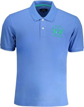 La Martina Kleding - Heren - Polos - Blauw - S - Tops